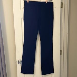 Eddie Bauer passenger ponte pants with zipper and button closure in TALL length